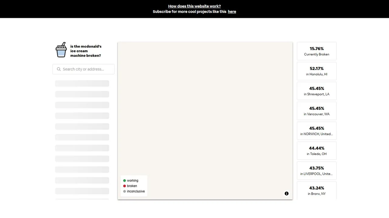 Echter Screenshot der öffentlich erreichbaren Startseite von McBroken, aufgenommen am 15.08.2026.